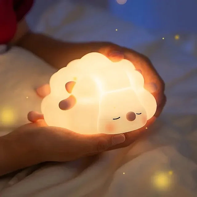 Lampe Squishy - Lampe de nuit LED pour enfants avec 3 niveaux de variation d'intensité