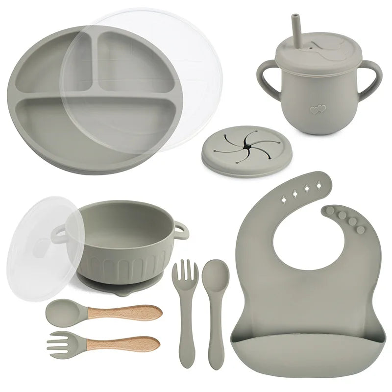 BabyCare Set - Ensemble de vaisselle pour enfants 10 pièces sans BPA