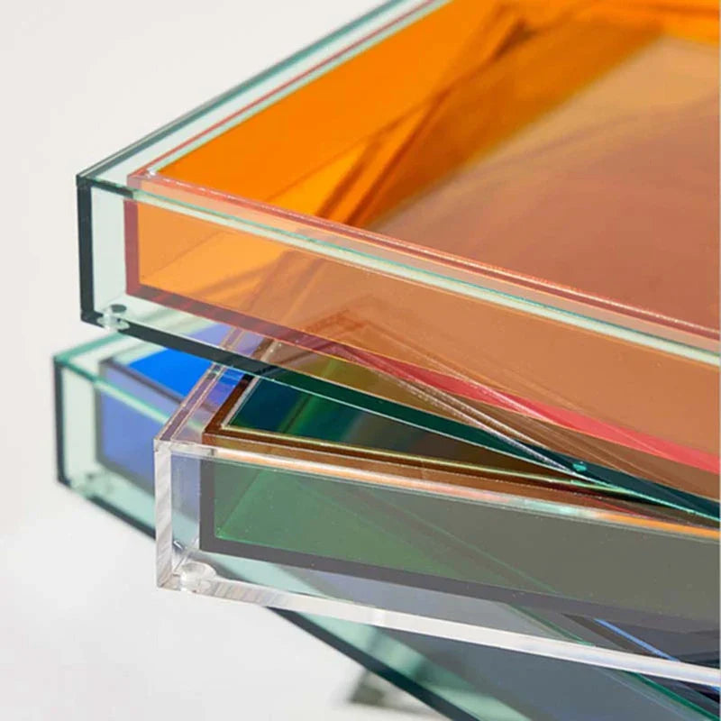 Plateau de service en acrylique "Couleur Pop"