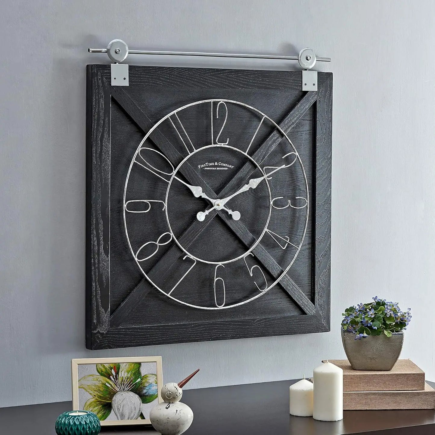 RusticClock – Horloge décorative pour la maison