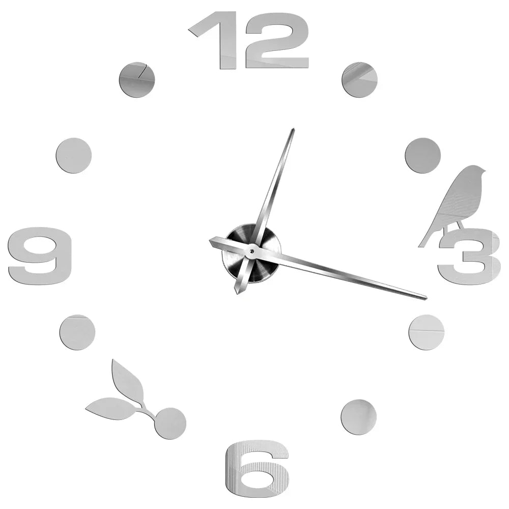 DecoHorloge – Grande Horloge Murale 3D pour Décoration Intérieure