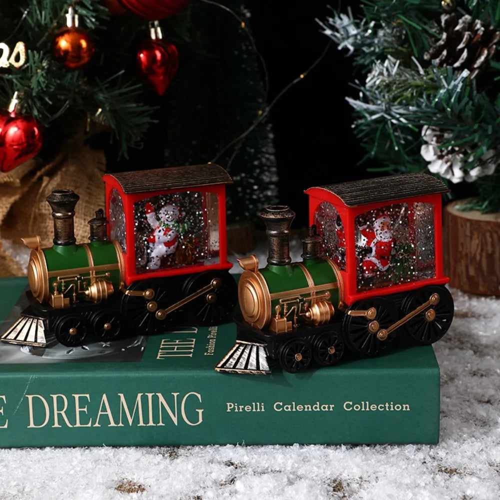 TrainEnchanté de Noël magique - Décoration de Noël magique avec LED