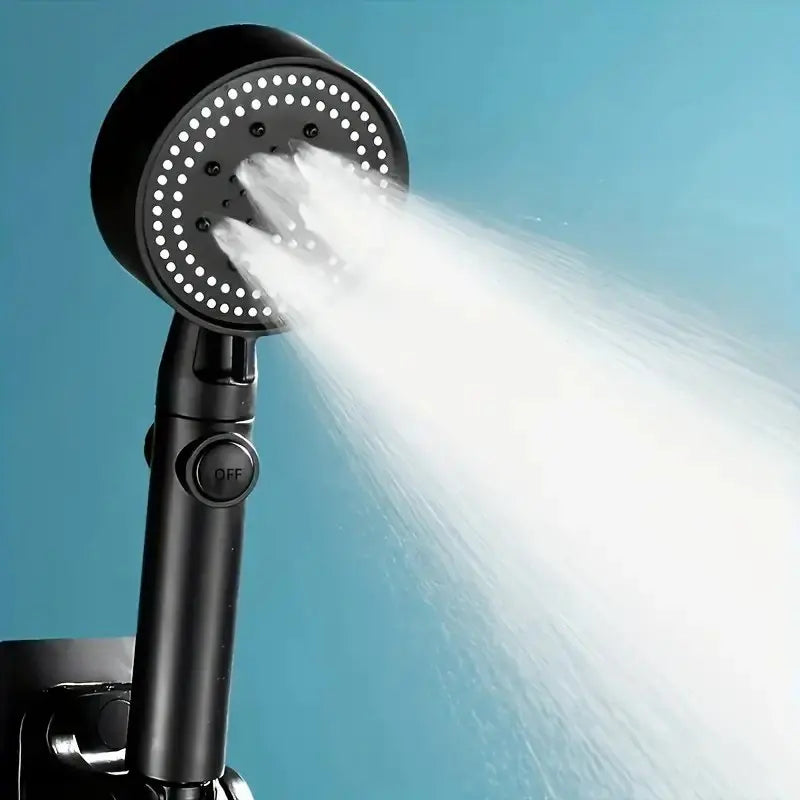 AquaFlex – Douche de Plafond Noire de Luxe avec Haute Pression