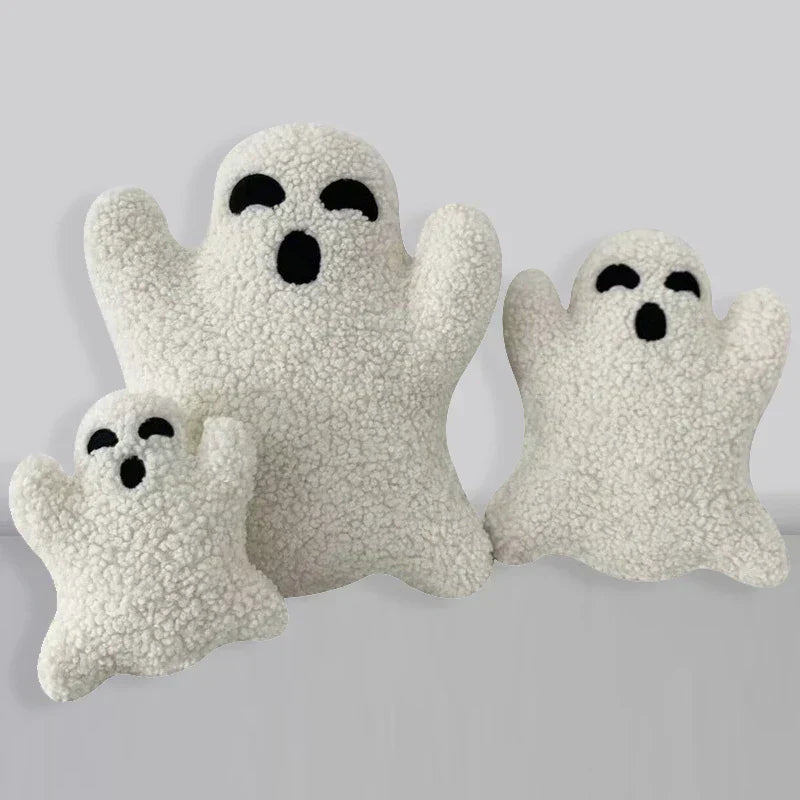 Floroux - Coussin câlin d'Halloween amusant au design de fantôme