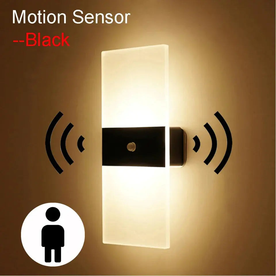 Lumière Éclatante - Applique Murale Tactile Rechargeable USB