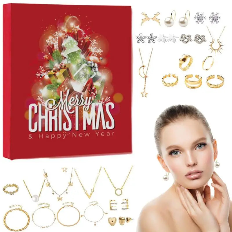 SparkleJoy Calendrier de l'Avent – Bijoux Magiques pour Enfants