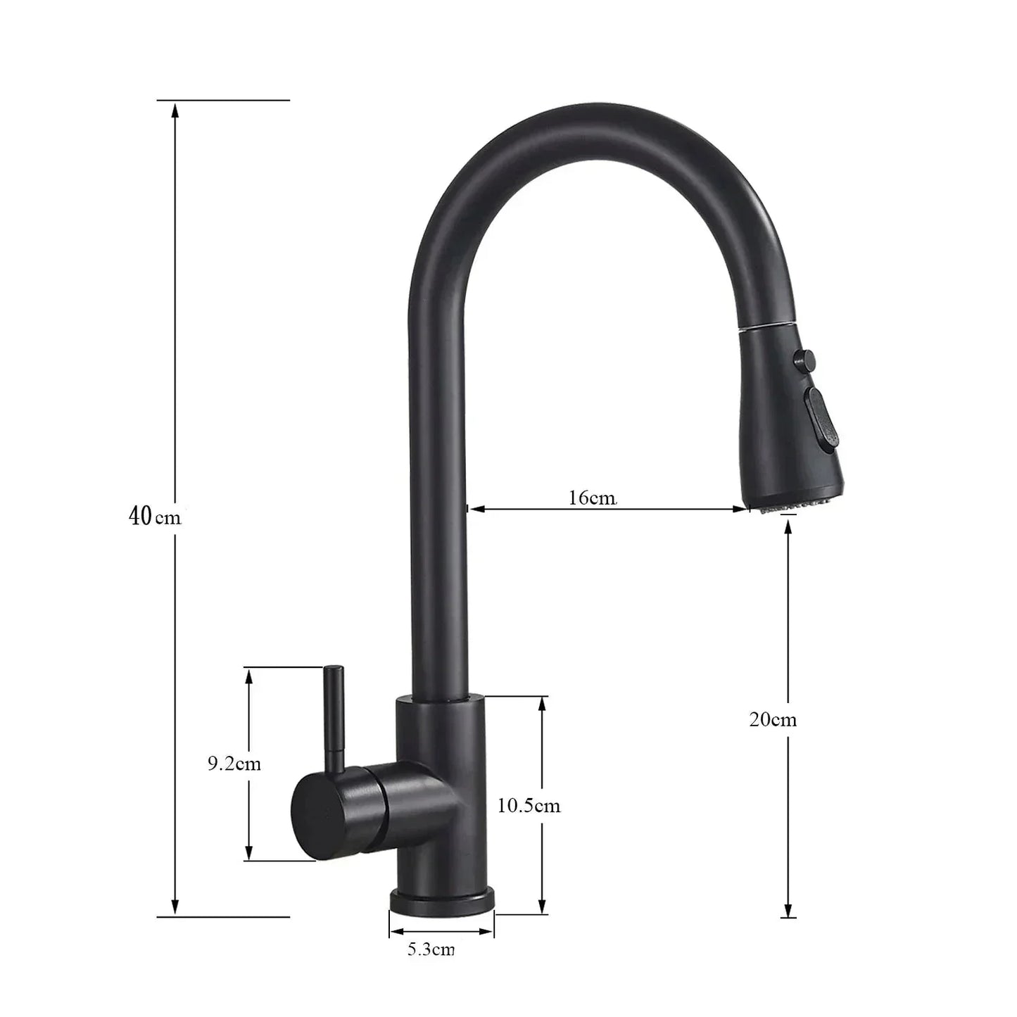BlackStream – Mitigeur de cuisine extensible