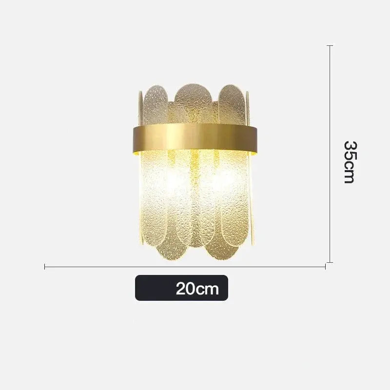 LuxCristal – Applique Murale LED en Cristal Nordique