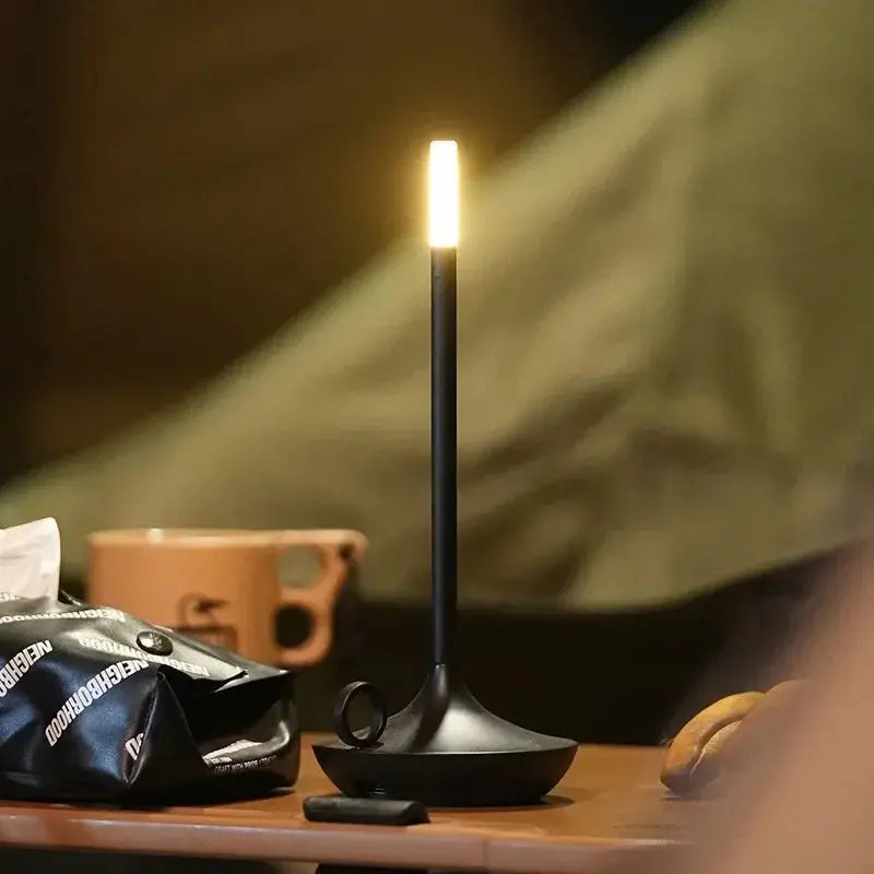 LumièreÉlégante - Lampe de Table Bougie Rechargeable avec Contrôle Tactile