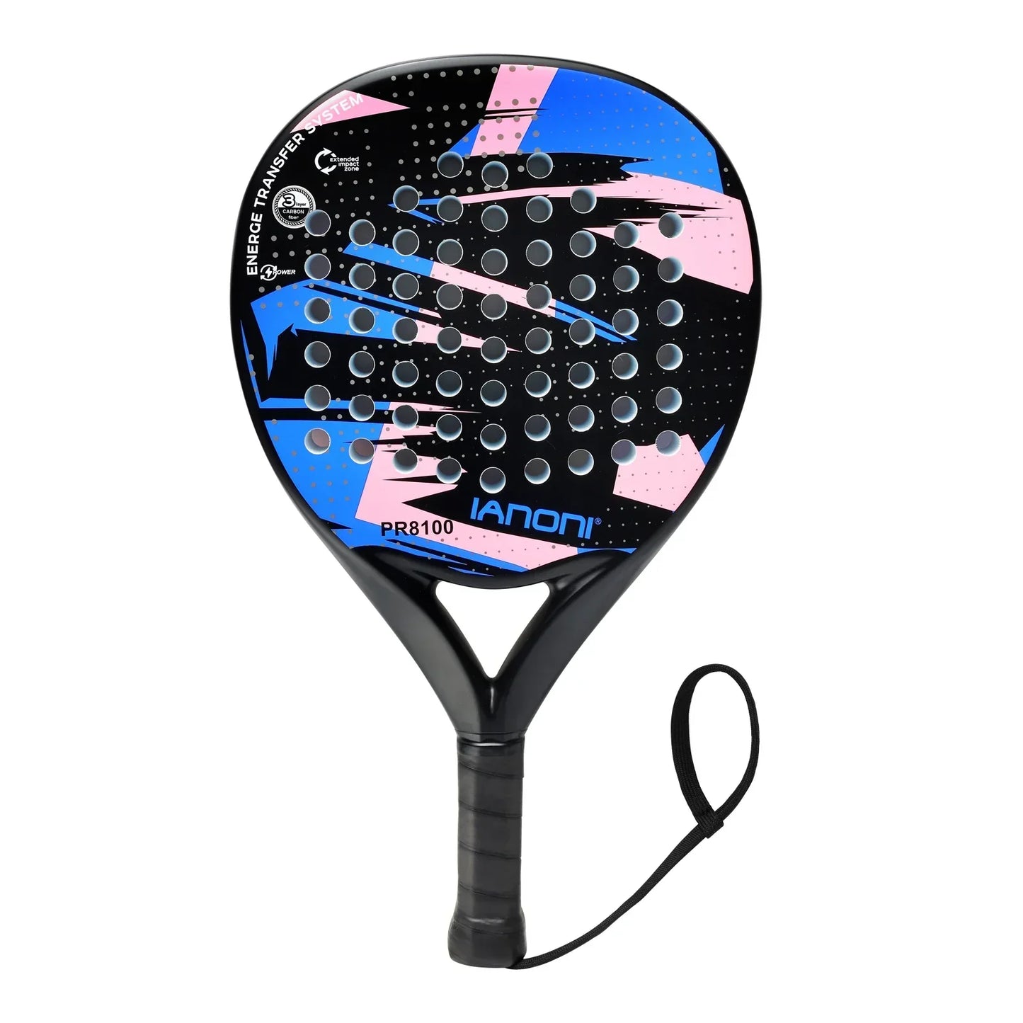 PadelProFlex Padelracket – Luxe Carbone Raquette pour Performances Inégalées