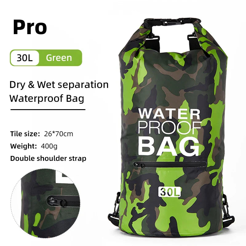 AquaVault - Sac à dos étanche avec compartiments séparés