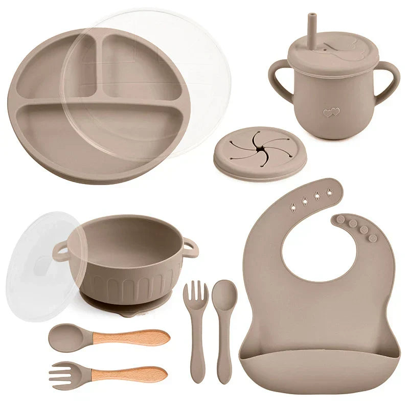 BabyCare Set - Ensemble de vaisselle pour enfants 10 pièces sans BPA