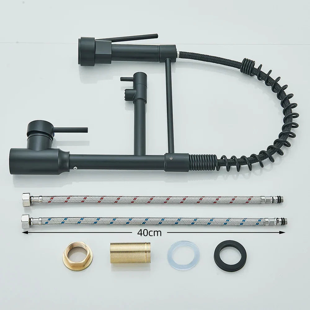 HydroFlex – Robinet de cuisine moderne avec double sortie