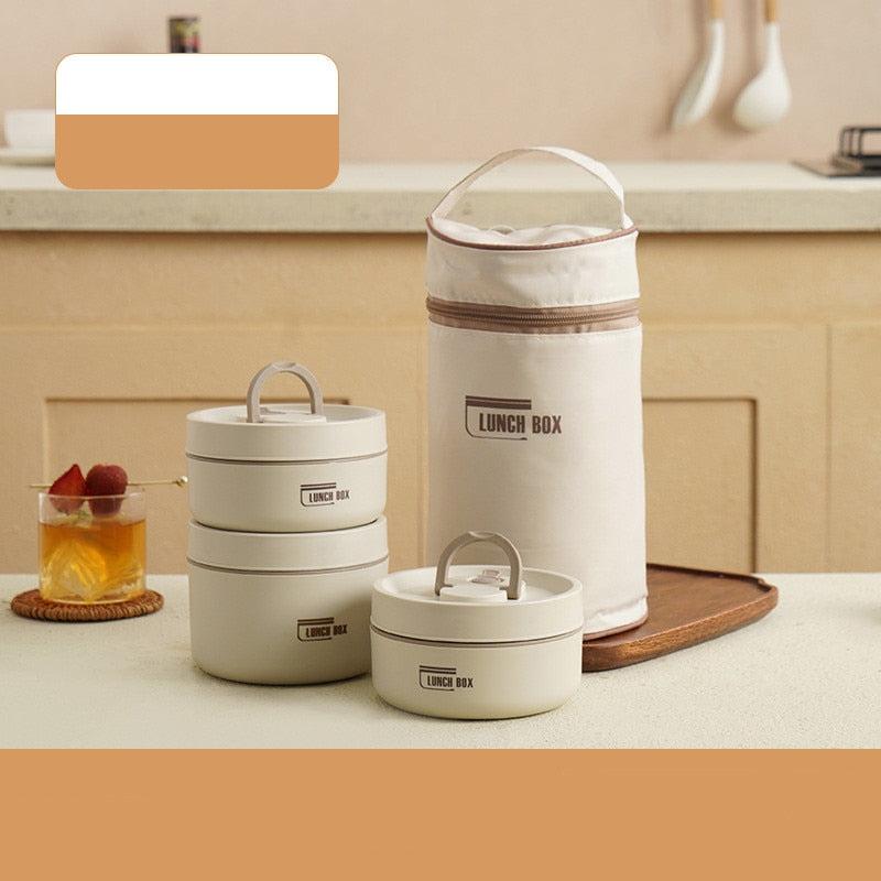 Set de lunchbox isolé intelligent | Idéal pour le travail et les voyages