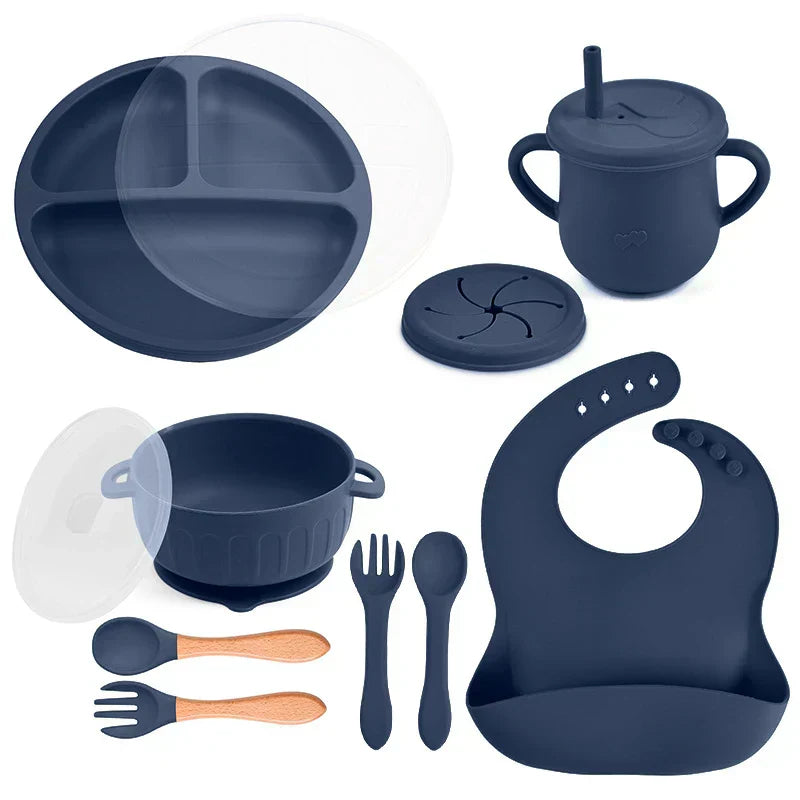 BabyCare Set - Ensemble de vaisselle pour enfants 10 pièces sans BPA