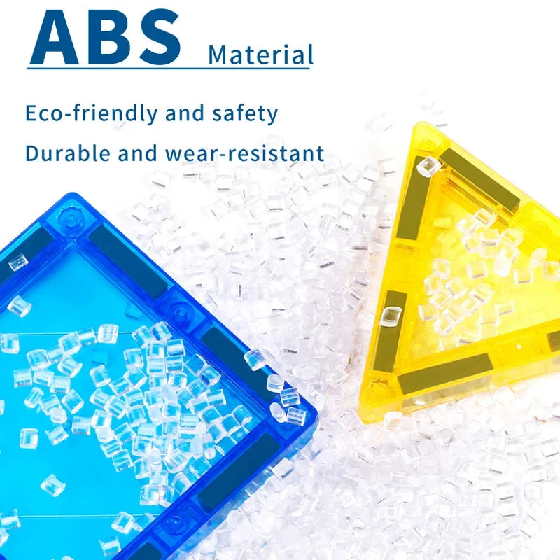 Set de Tuiles Magnétiques - Blocs de Pilement 3D STEM pour Enfants, Jouets Magnétiques Éducatifs pour Garçons & Filles
