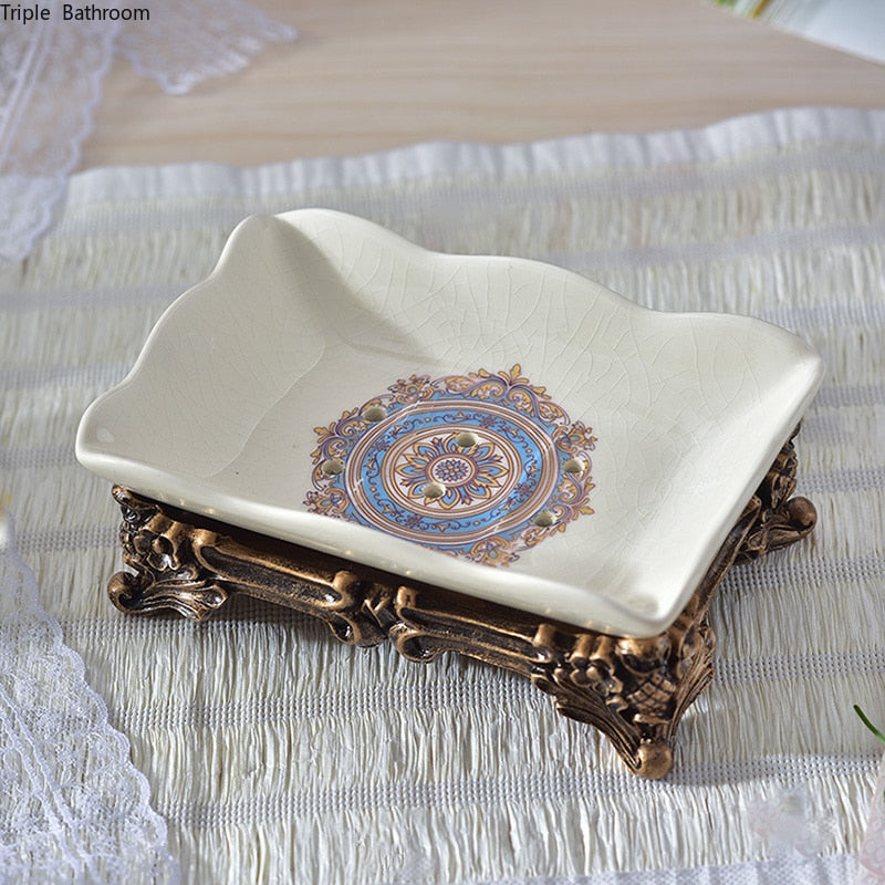 Vintage Charm Savonnière : Design élégant avec un attrait intemporel