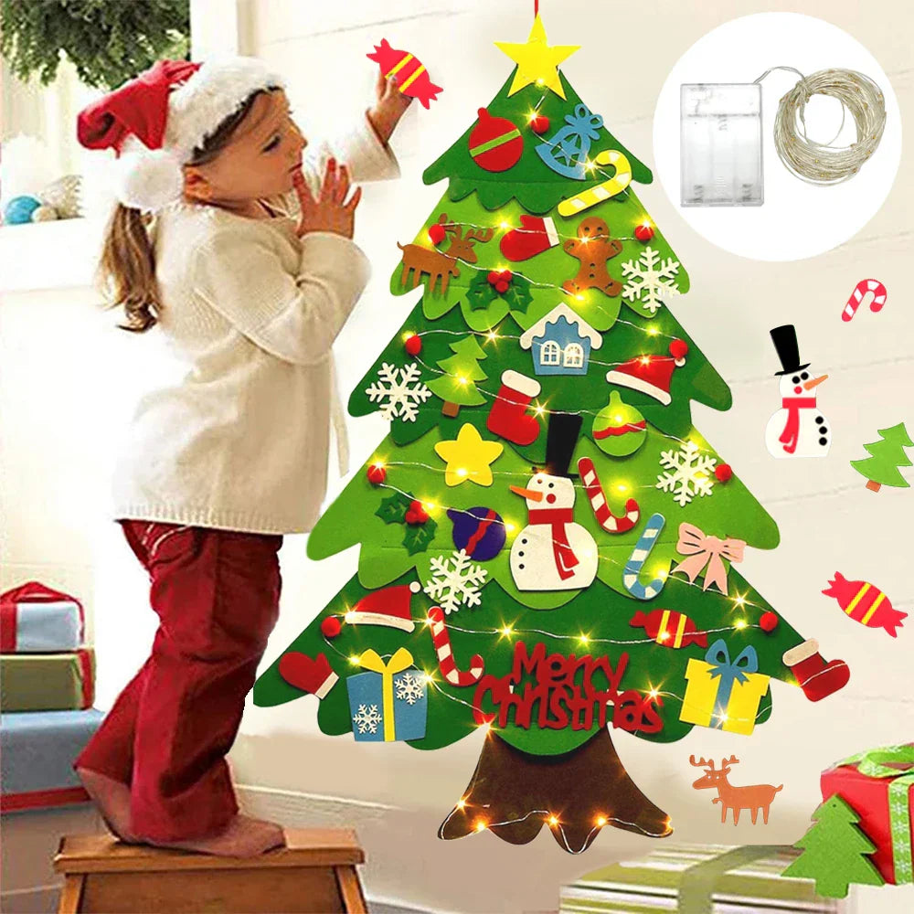 Arbre de Noël en Feutre Créatif – R rendez ces Fêtes Spéciales