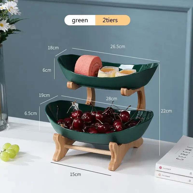 Coupe à fruits empilable élégante - Design compact et durable
