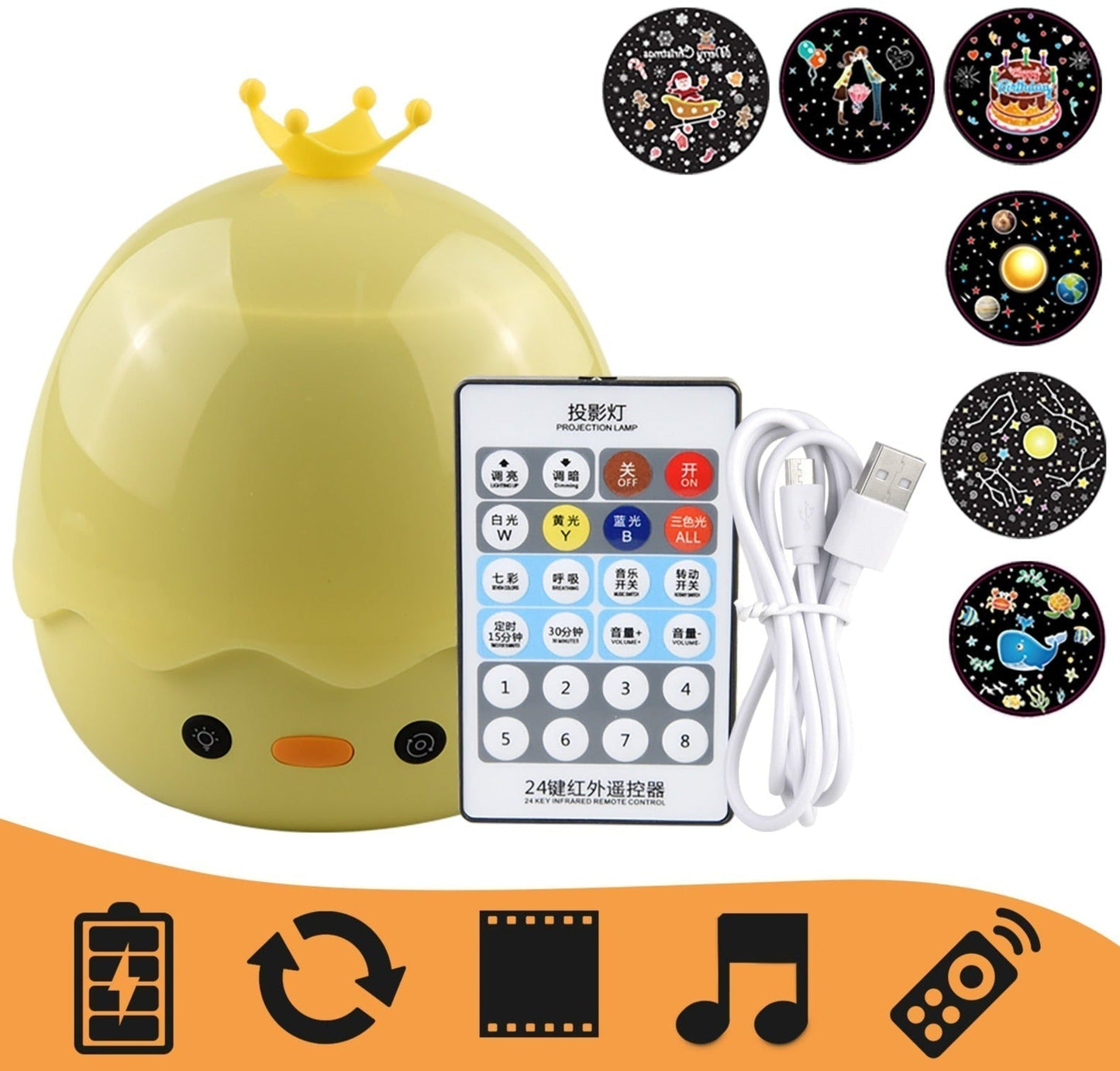 Droomster Projecteur - Ciel Étoilé Magique pour Sommeil et Détente