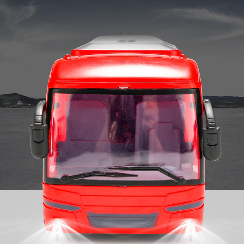 Télécommande de bus touristique électrique - Véhicule RC à l'échelle avec lumières pour enfants, école et plaisir en ville