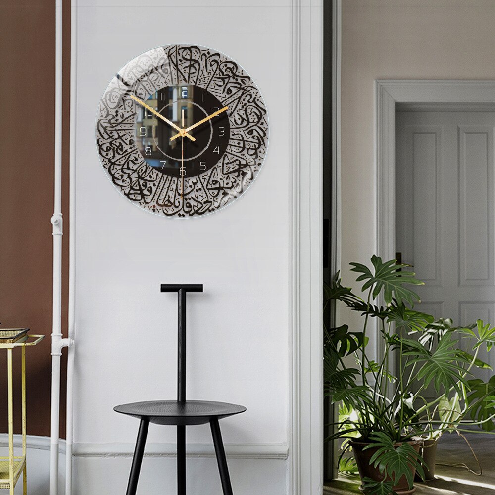IslamiQ – Horloge murale islamique élégante en acrylique