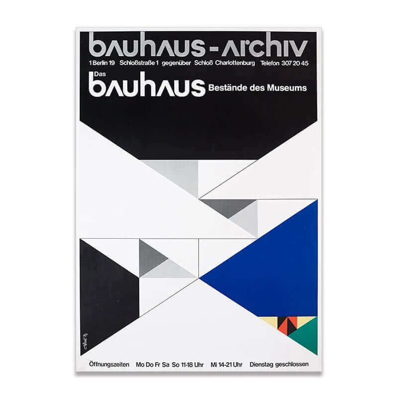 Affiche premium en toile Bauhaus créatif