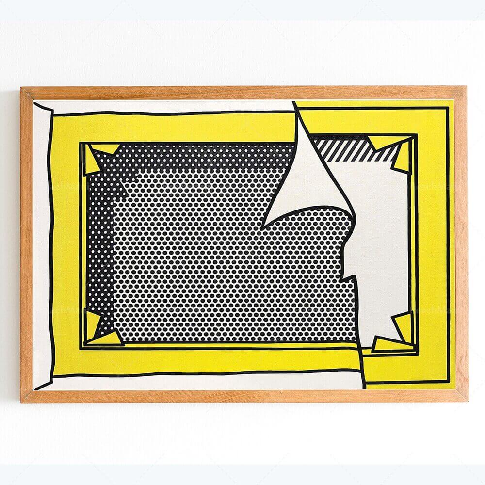 Affiche en toile en coton premium Pop Art de Lichtenstein