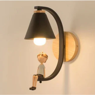 Lampe murale brillante et ludique