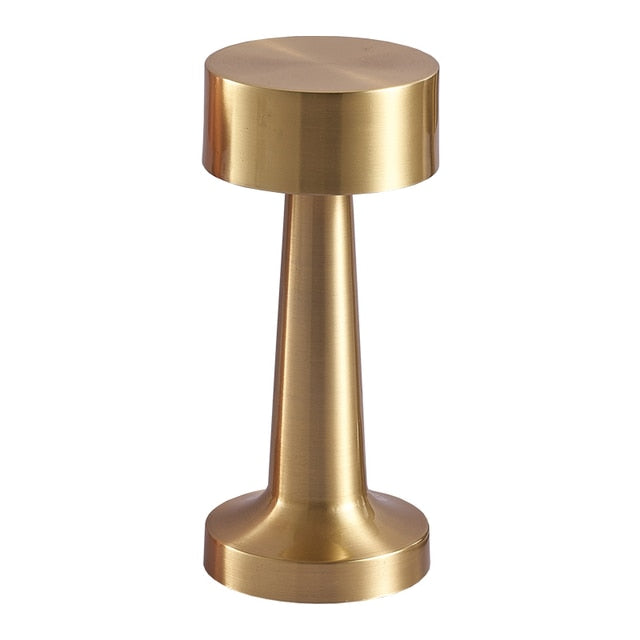 LumiAura - Lampe de table LED sans fil au style rétro chic - Rechargeable par USB