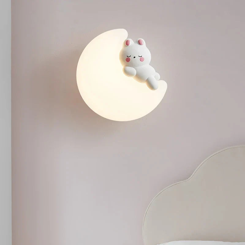 MoonAnimal – Lampe de Lune Magique pour Chambres d'Enfants