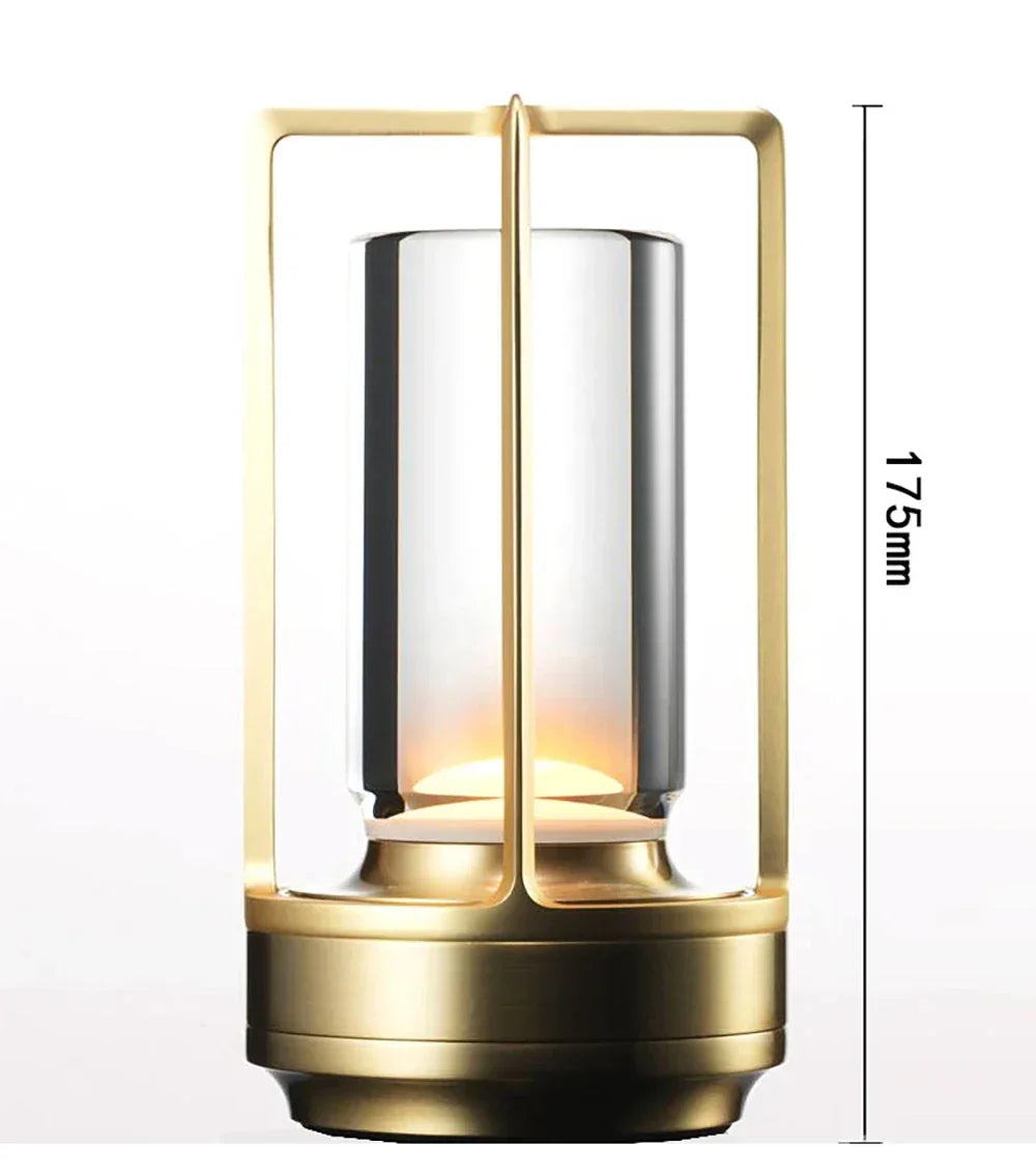 Lampe de Table LuxeGlow Solaire Rechargeable - Lampe Solaire Élégante pour Chaque Ambiance