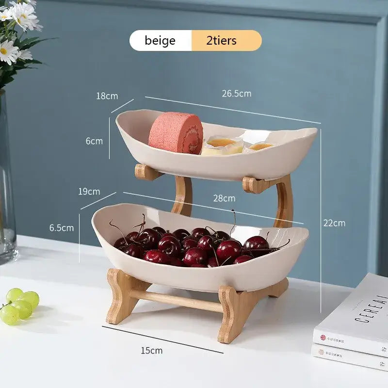 Coupe à fruits empilable élégante - Design compact et durable