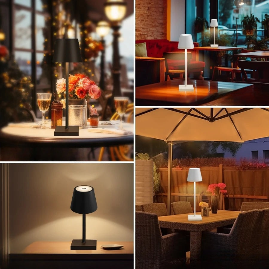 LumiTouch - Lampe LED USB Sans Fil Étanche Rechargeable
