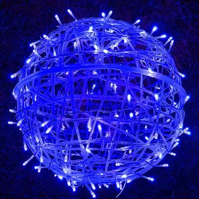 Sphere Lumières de Fête en Osier - Éclairage de Fête Élégant en Osier pour Chaque Occasion
