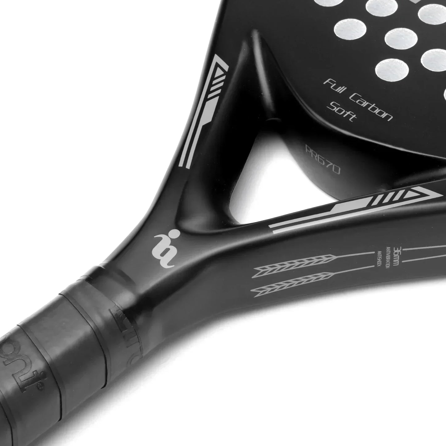 PowerGrip Pro – Raquette en fibre de carbone légère