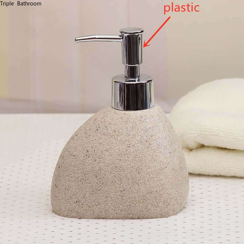 Accessoires de salle de bain en terrazzo multicolores