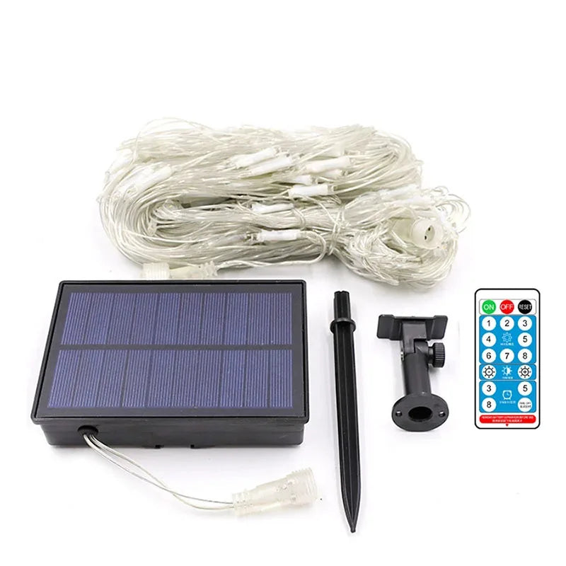 EnchantingGlow Éclairage Extérieur - Éclairage de Jardin Solaire Durable