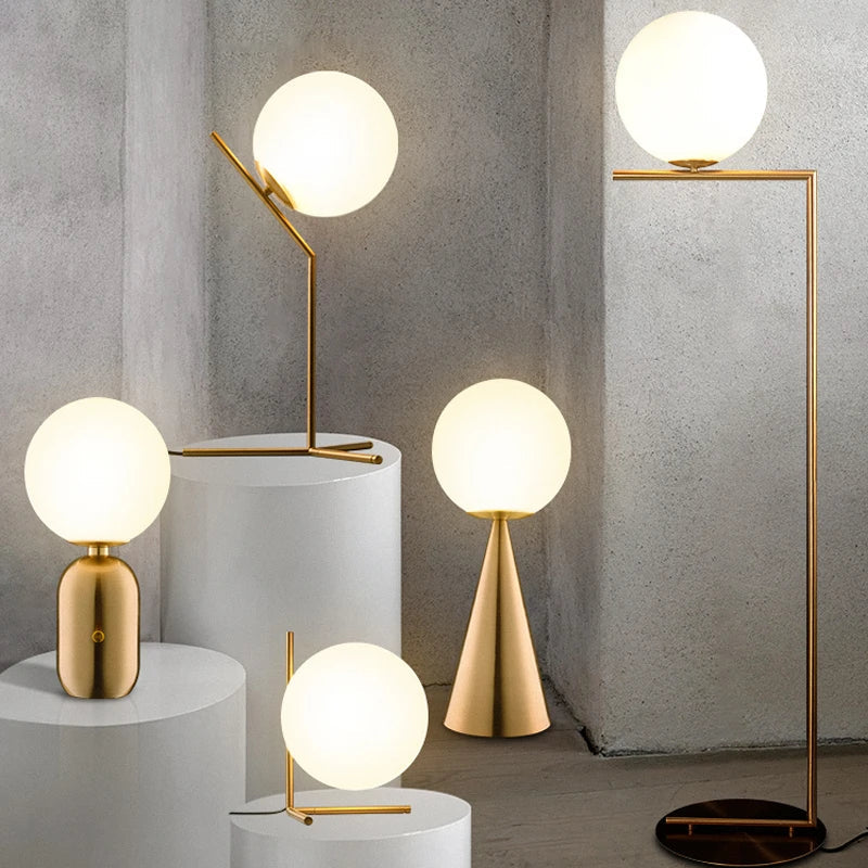 VerreLume – Lampe de Table en Verre Élégante pour Lecture et Décoration
