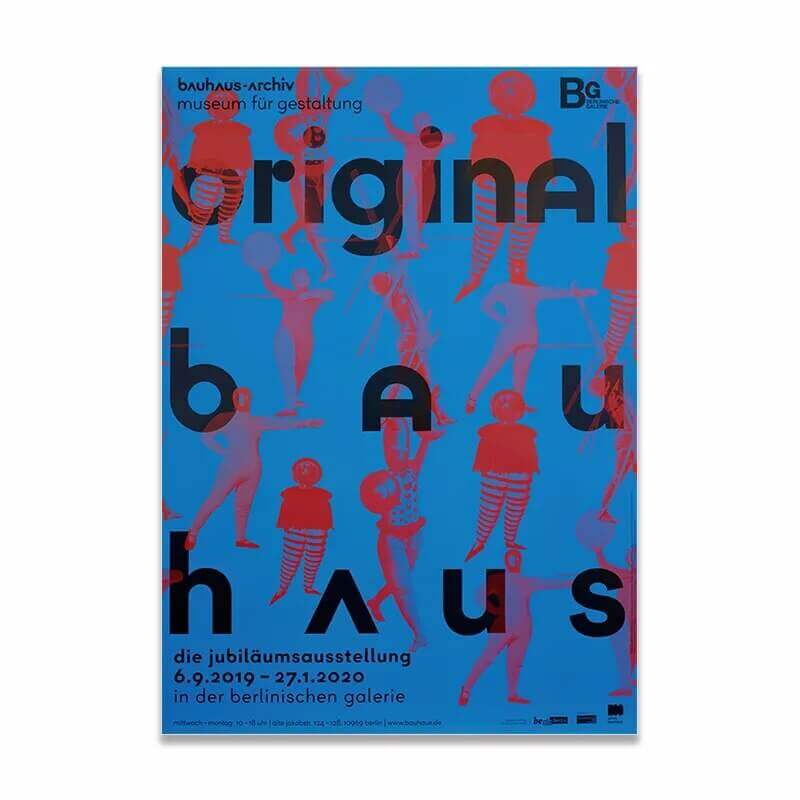 Affiche premium en toile Bauhaus créatif
