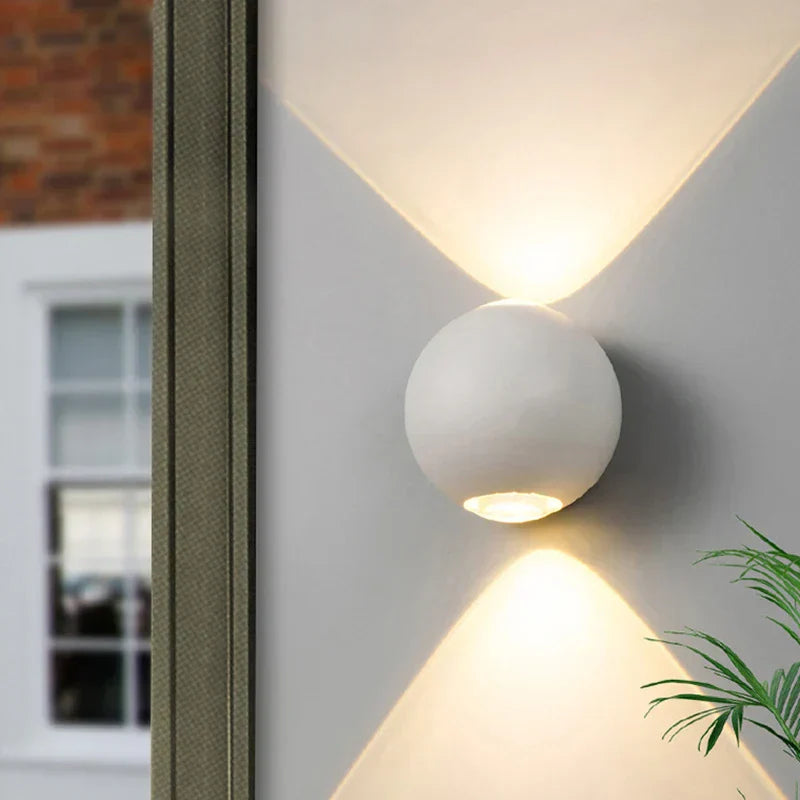 Floroux Aluminium Bol Forme Applique | Éclairage LED | Design Moderne | Dimmable | Décoration Murale