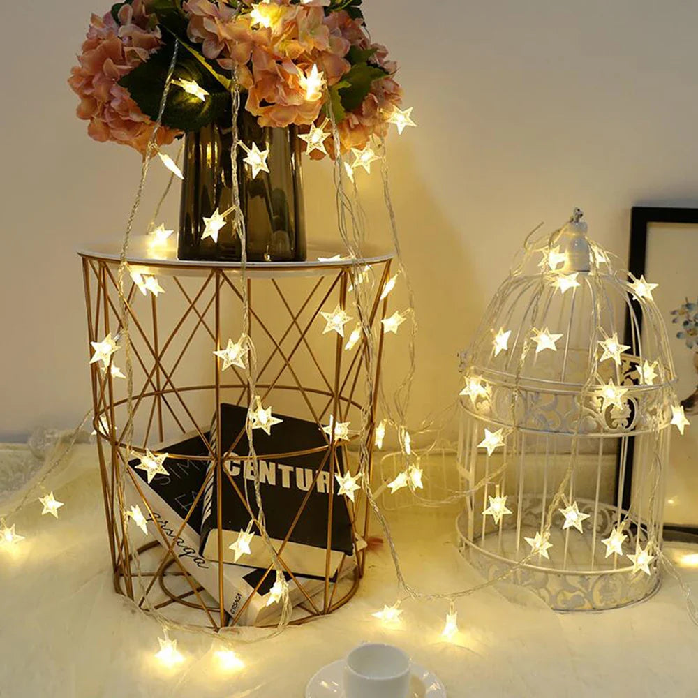Guirlande lumineuse extérieure LED - Ampoules brillantes pour mariage, fête, Noël et décoration de jardin - Options chaudes/froides/multicolores
