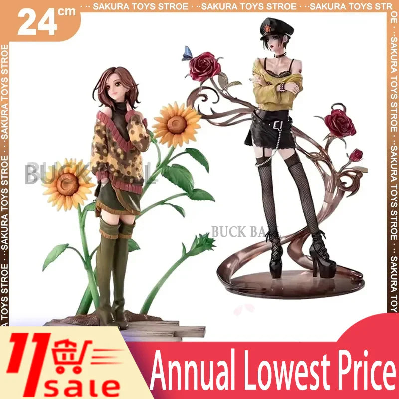 Floroux Nana Figurine | 24 cm PVC Statue | Oosaki Nana & Komatsu Nana Models | Decoration & Collection