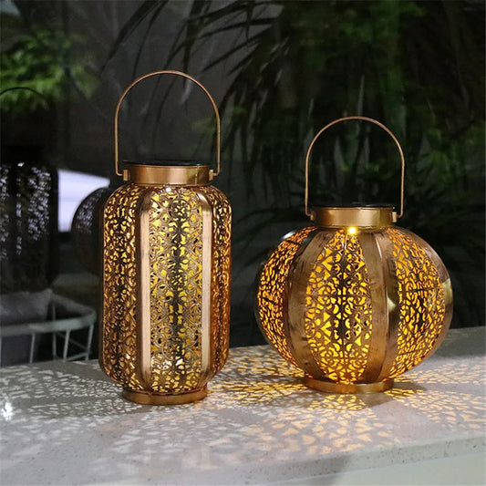 Floroux Art Deco Solar Lamp | Elegant Garden Lighting | Durable LED Lamp | Decorative Outdoor Light