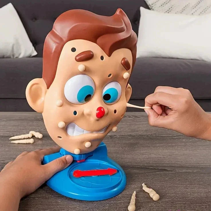Jeu de popping de boutons avec spray d'eau - Amusement hilarant en famille pour les enfants, défi de pression anti-stress pour le visage, jouet interactif parent-enfant