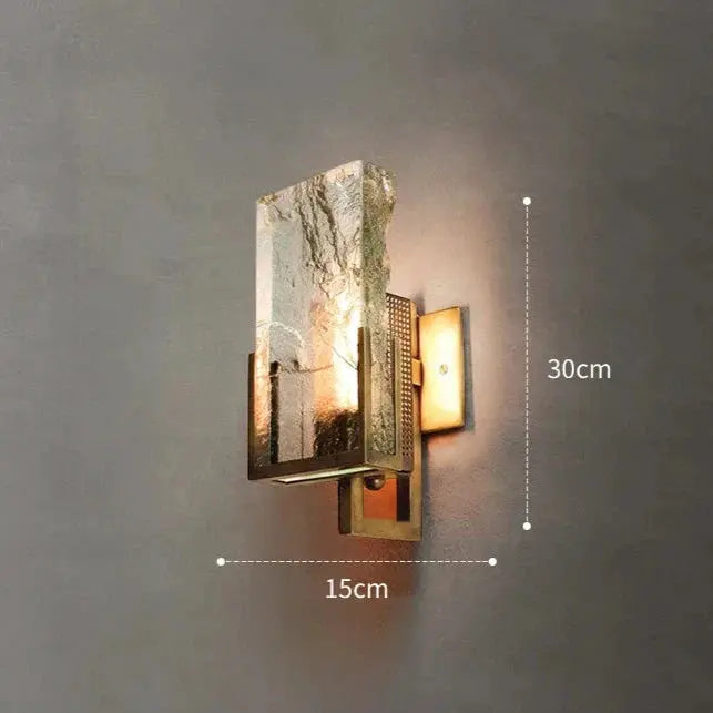 ÉléganceLumi - Applique Murale en Cristal Doré