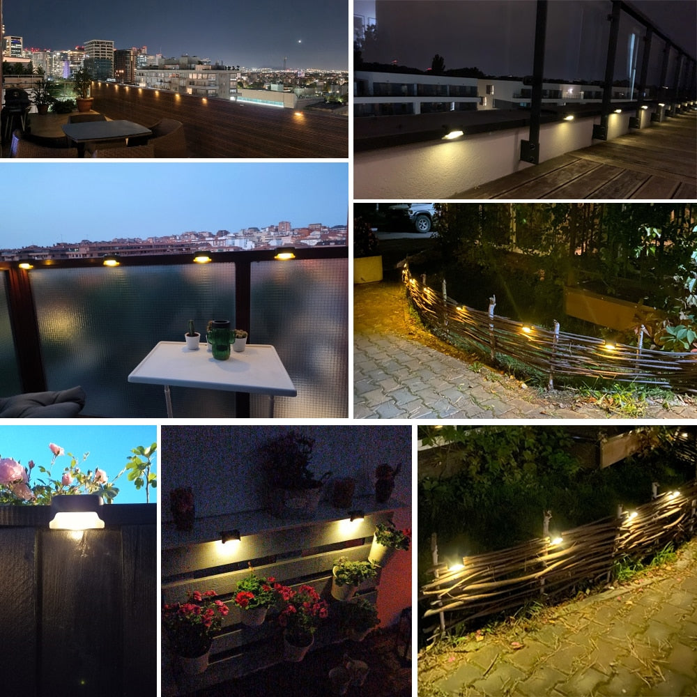 Floroux | Lampe solaire étanche pour escaliers