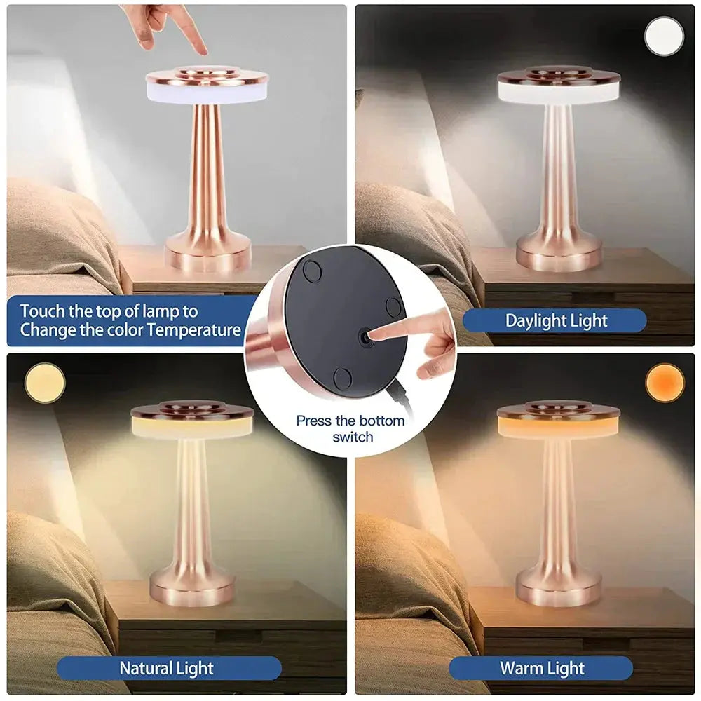 LumenGlow - Lampe de table Fleur Radiance | Élégante et Fonctionnelle