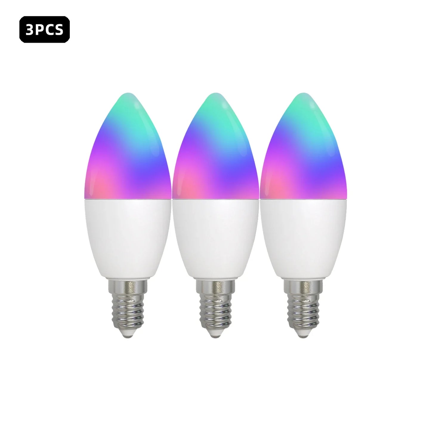 Ampoule LED Tuya Zigbee E14 - Lampe à bougie WiFi RGB Contrôle via SmartLife Google Alexa Apps