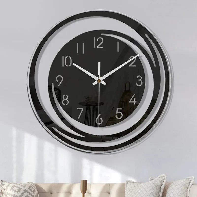 Floroux Stille | Horloge Murale Silencieuse Moderne au Design Scandinave